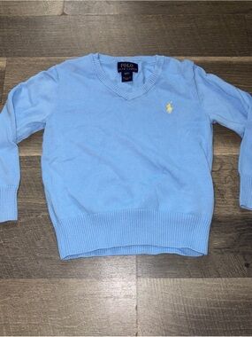 Polo Ralph Lauren Kids Baby Blue Sweater Cotton Preppy 4T